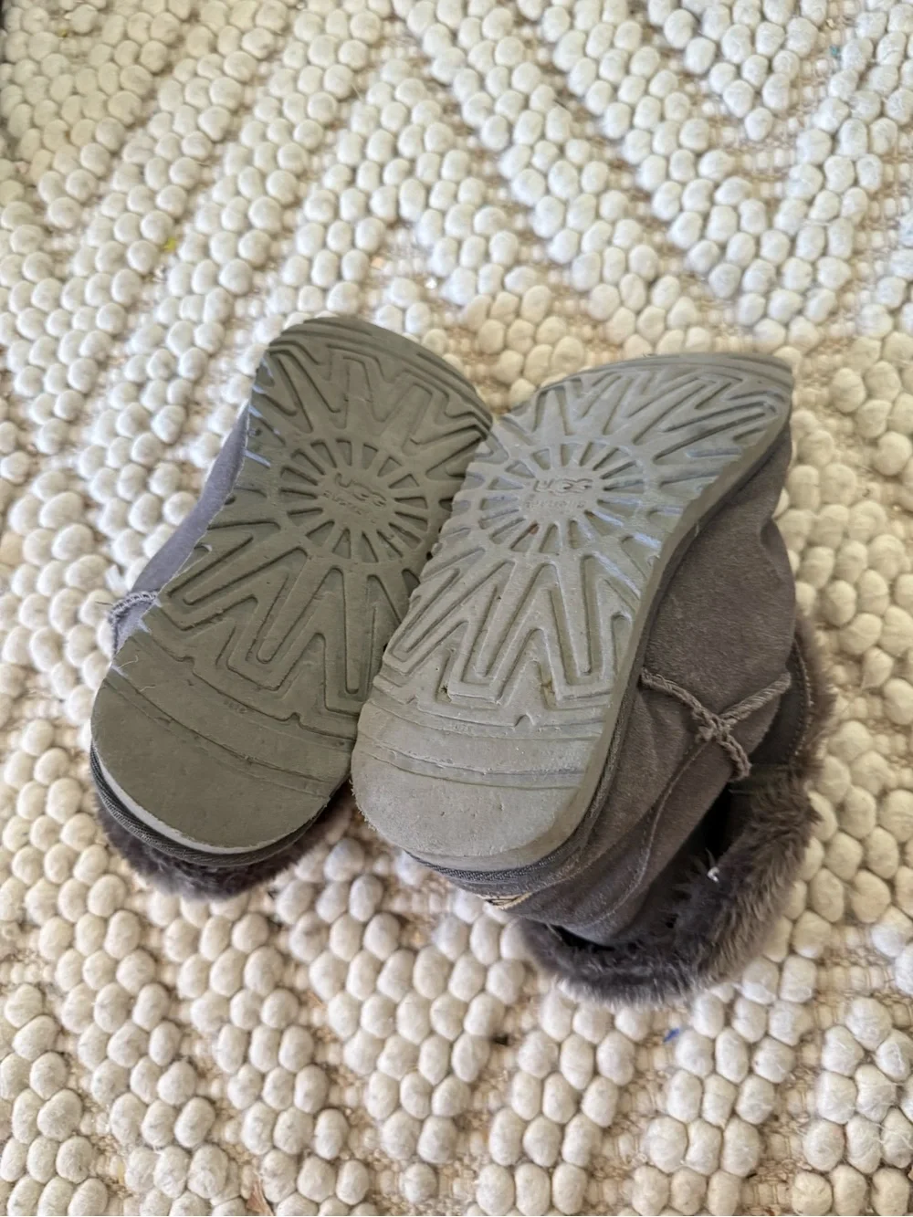 UGG suede  Faux Fur Lined Women's boots size 9